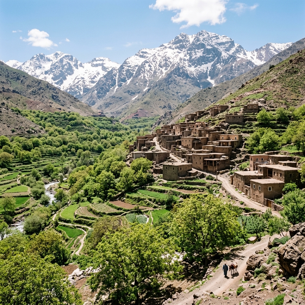 Exploring Hidden Atlas Valleys: Imlil, Ourika & Azzaden