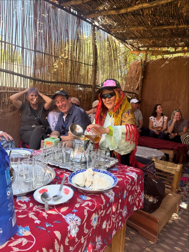 Authentic Berber hospitality tea experience